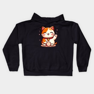 Maneki-Neko - Lucky Cat Kids Hoodie